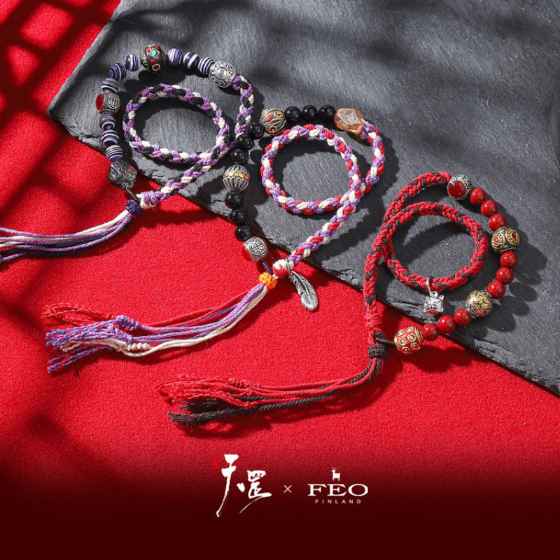 The Degenerate-Drawing Jianghu Bracelets Feo Stackable Bracelets