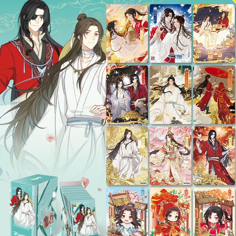 RZAHUAHU Heaven Official's Blessing TCG Carte - 18 Paquets - 90 Cartes - Anime Lutte - Collectible Card - Papier, plastique - 90 Count - Unisex - 2018 RZAHUAHU Heaven Official's Blessing TCG Carte - 18 Paquets - 90 Cartes - Anime Lutte - Collectible Card - Papier, plastique - 90 Count - Unisex - 2018