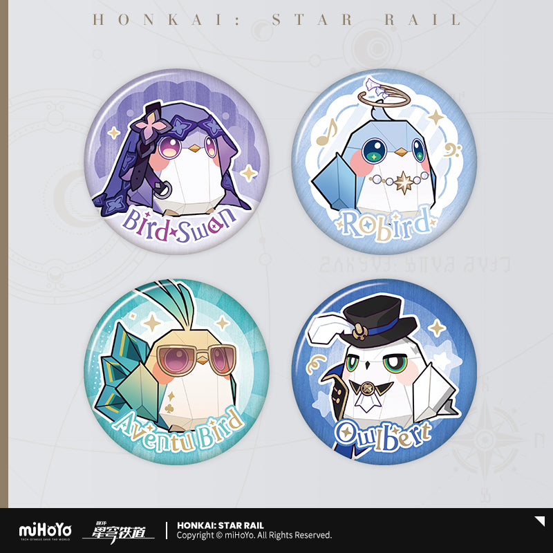 Honkai: Star Rail Mini Badge Set Owlbert's Reception Room Series