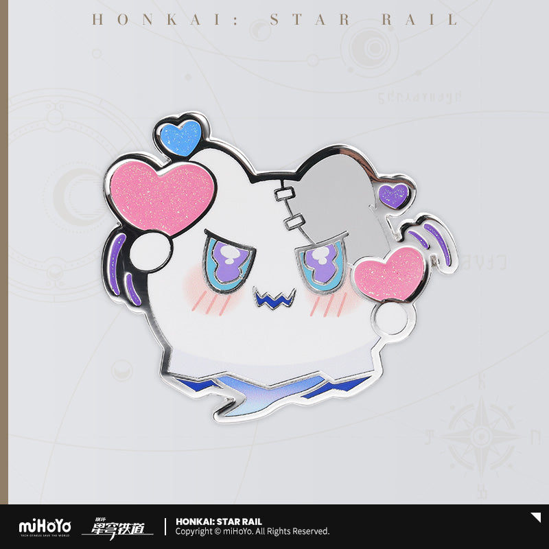 Honkai: Star Rail Wuwubo Metal Badge Wuwu Yixia Series