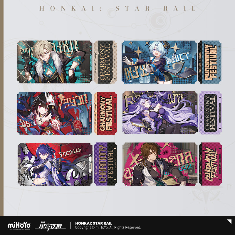 Honkai: Star Rail Acrylic Collectible Set Festival Invite Series