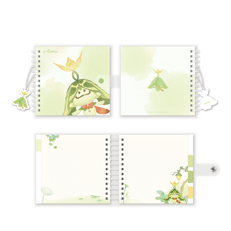 Genshin Impact Stationery Notebook Washi Tape Aranara Series