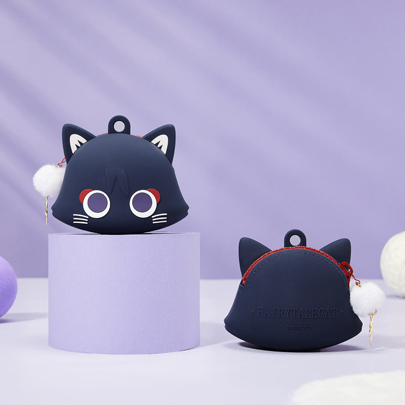 Genshin Impact Mini Silicone Storage Bag Wanderer FairyTale Cat Series