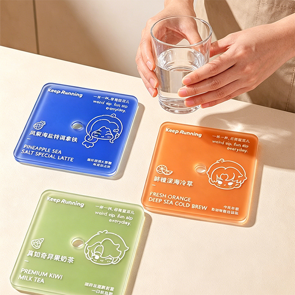ZJSTV Keep Running Benben Signature Drink Coaster