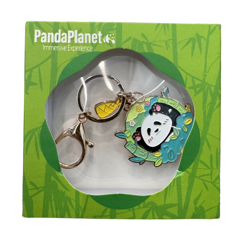 CCTV official product:Realistic and cute bamboo shoot keychain from the official iPanda HH collection