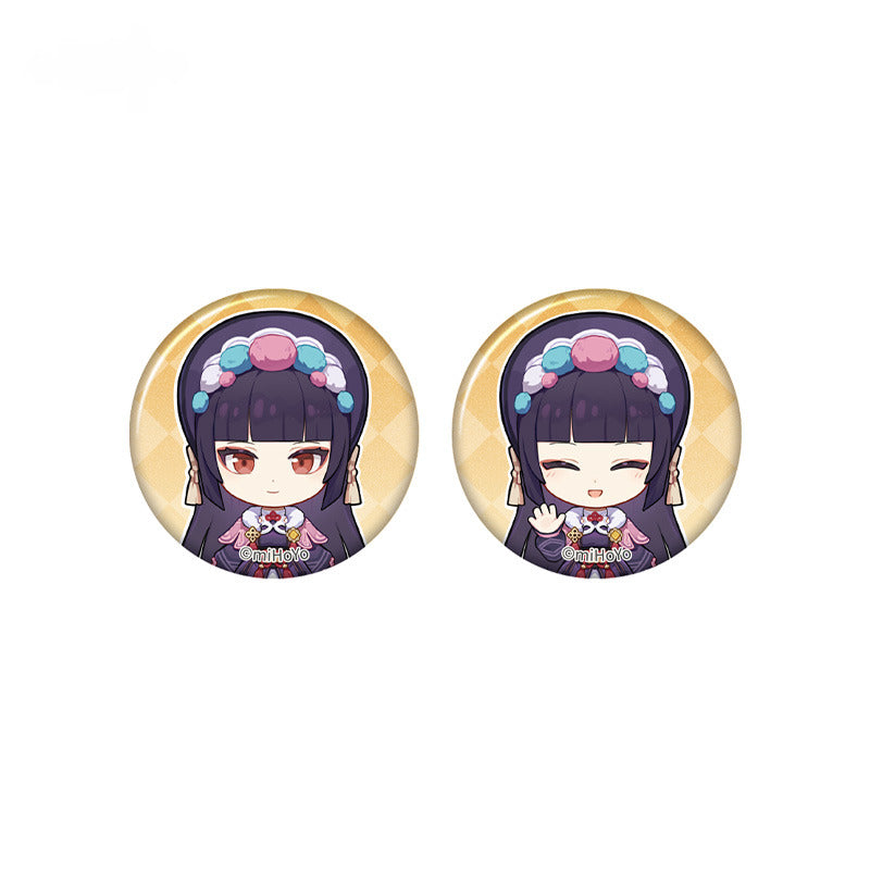 Genshin Impact Mini Badge Set Taking Pictures Recounting Good Times Series