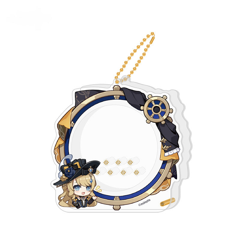 Genshin Impact Badge Acrylic Storage Cover