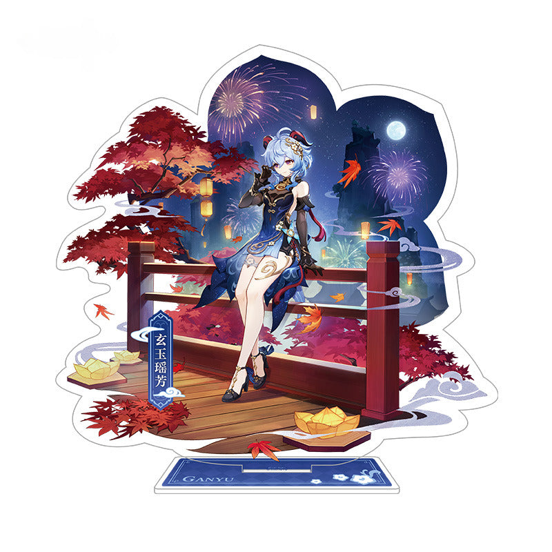 Genshin Impact Badge Standee Teyvat Style Series