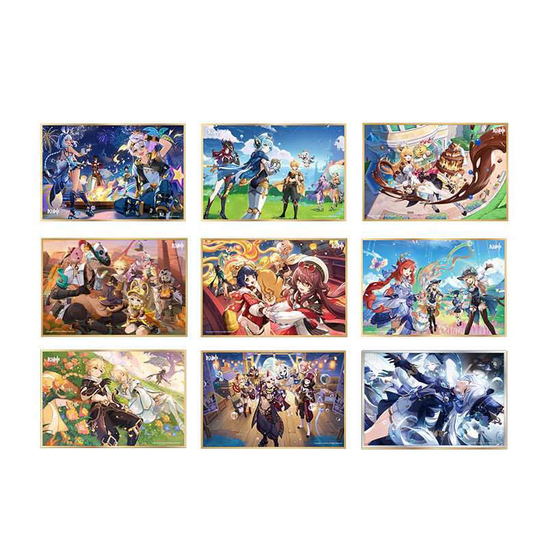 Genshin Impact Theme Based Series Colored Paper