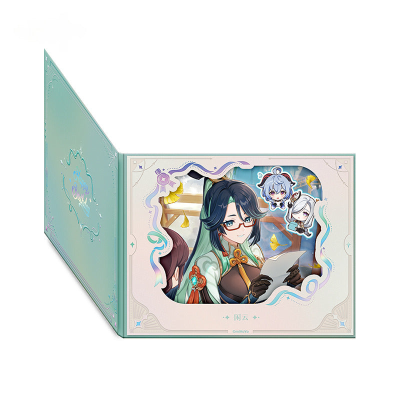 Pre-order Genshin Impact Flip Style Flower Window Colored Paper 2025 Day of Destiny Series
