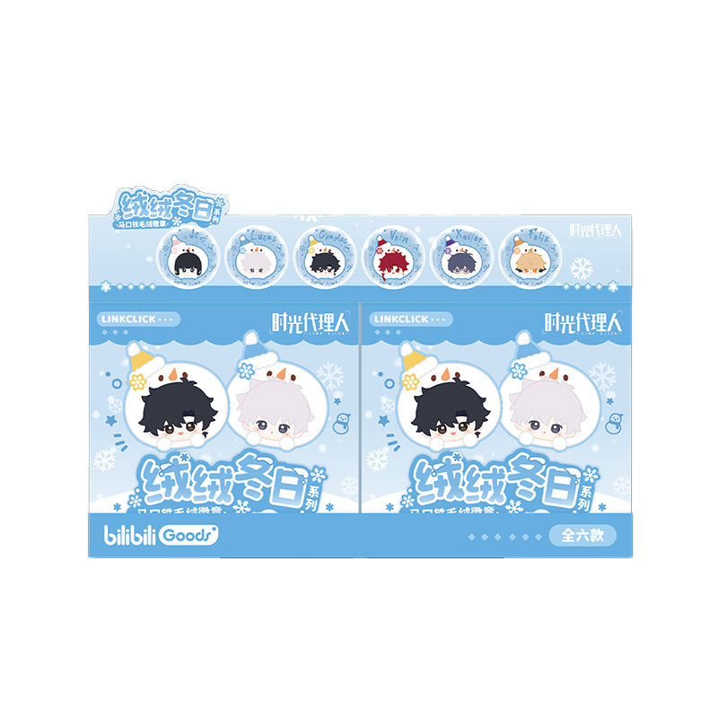 CPOP4U | Link Click Tinplate Plush Badge Blind Box Fluffy Winter