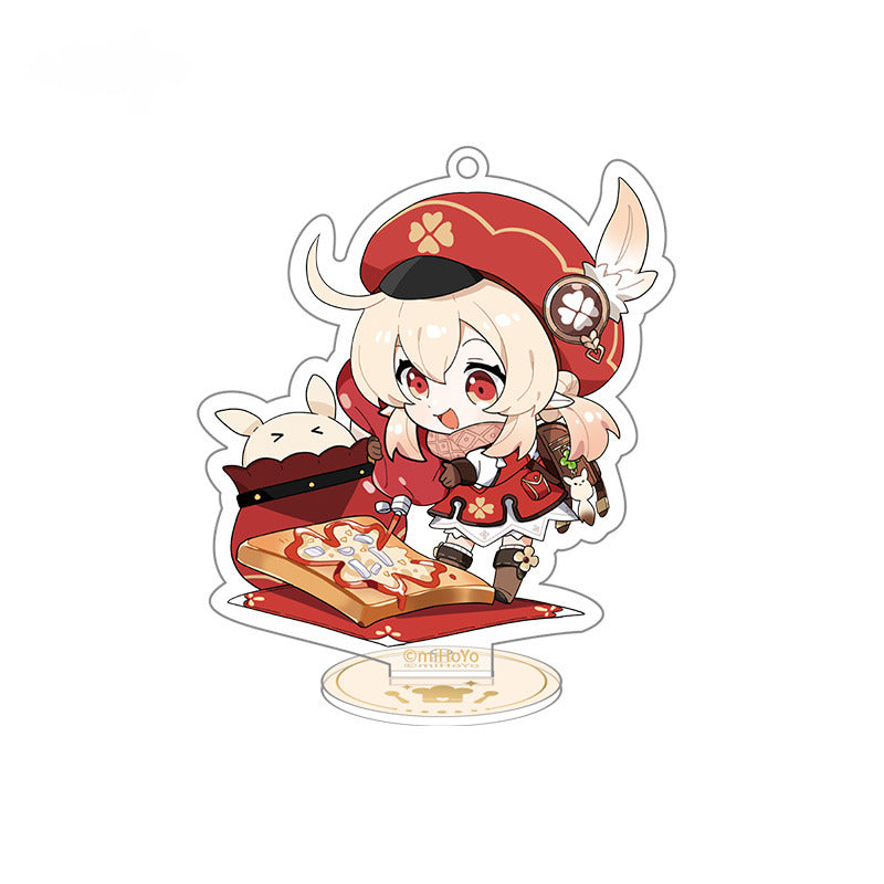 Genshin Impact Character Acrylic Mini Standee Yummy Party Theme