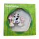 CCTV iPanda Adorable He Hua panda sitting in a colorful Ferris Wheel fridge magnet.