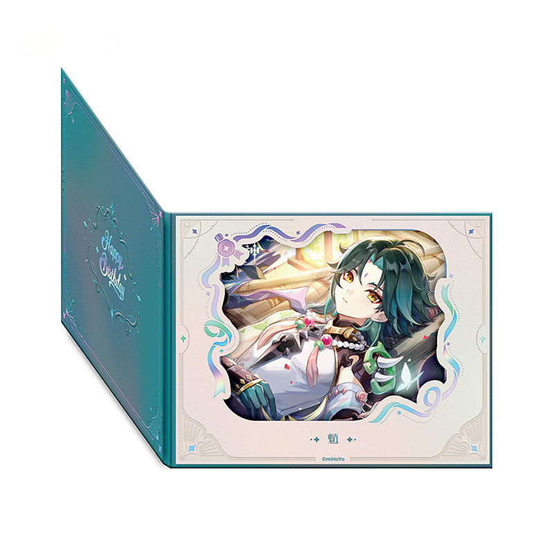 Pre-order Genshin Impact Flip Style Flower Window Colored Paper 2025 Day of Destiny Series