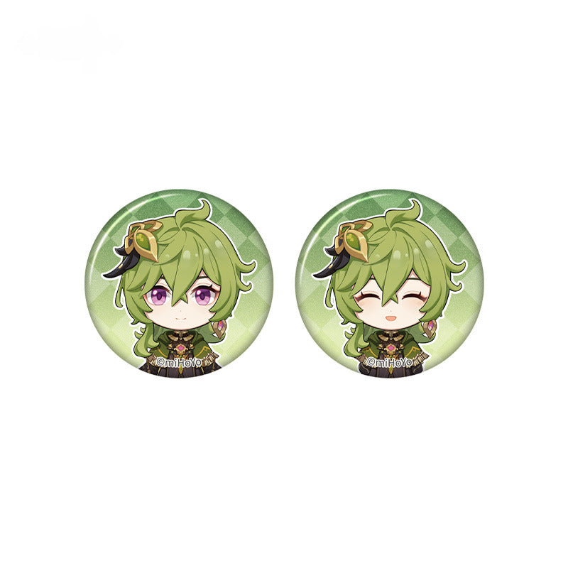 Genshin Impact Mini Badge Set Taking Pictures Recounting Good Times Series