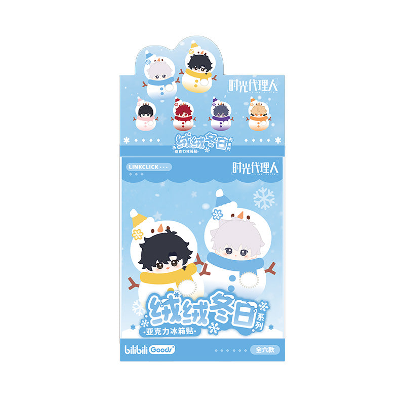 CPOP4U | Link Click Acrylic Refrigerator Magnet Blind Box Fluffy Winter