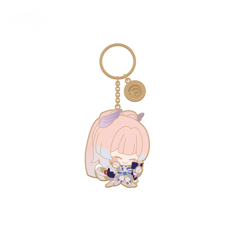Genshin Impact Q Version Character Metal Pendant