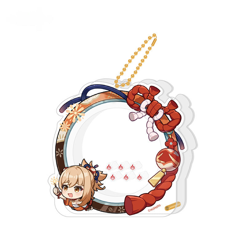 Genshin Impact Badge Acrylic Storage Cover
