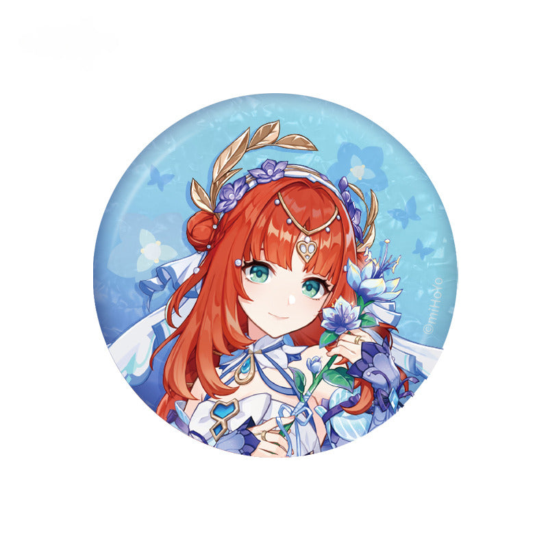 Genshin Impact Badge Standee Teyvat Style Series