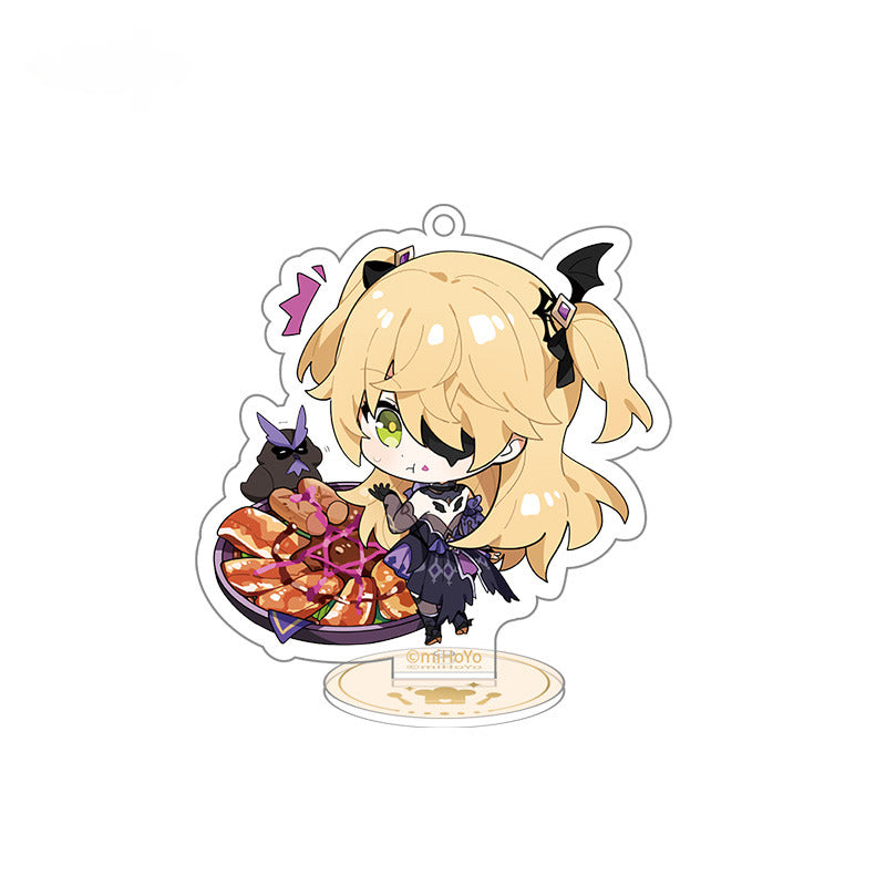 Genshin Impact Character Acrylic Mini Standee Yummy Party Theme
