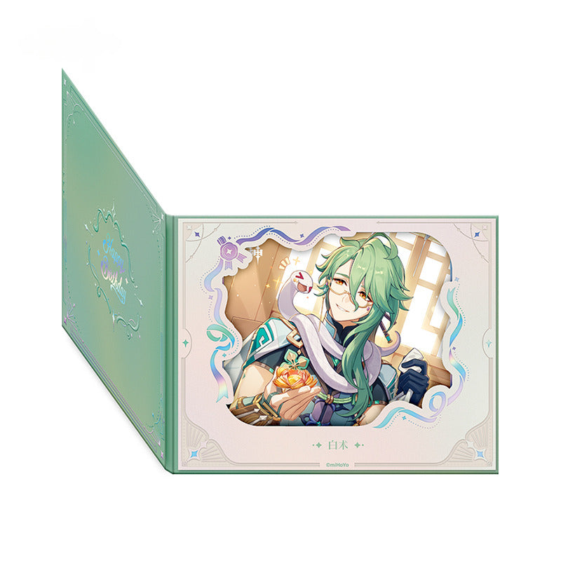 Pre-order Genshin Impact Flip Style Flower Window Colored Paper 2025 Day of Destiny Series