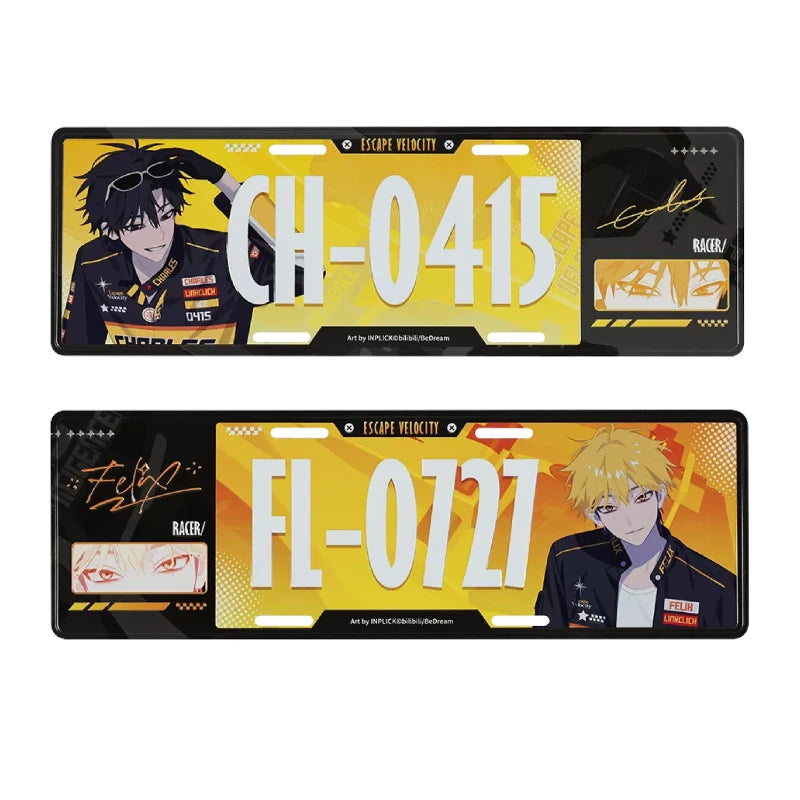 Official Link Click Dream Out! Escape Velocity Series License Plate