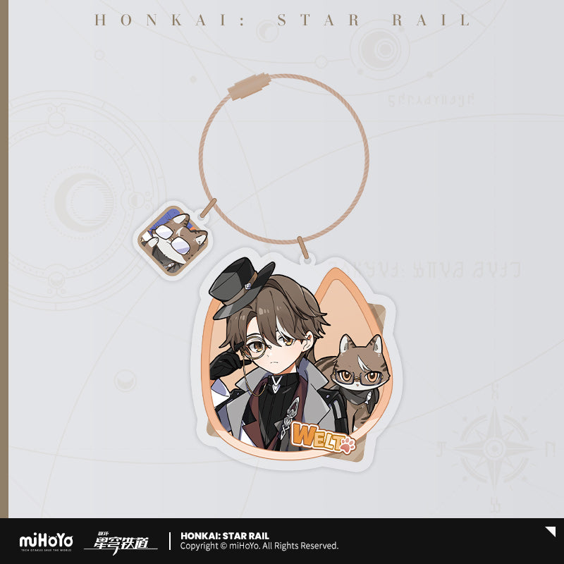 Honkai: Star Rail Acrylic Pendant Little Kitten Series