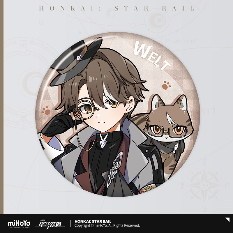 Honkai: Star Rail Badge Little Kitten Series