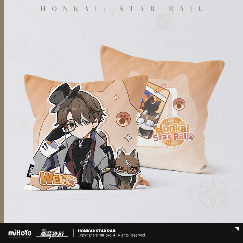 Honkai: Star Rail Square Pillow Little Kitten Series