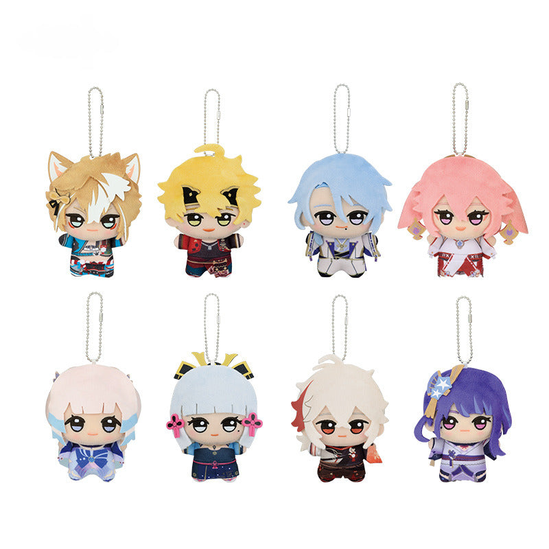 Genshin Impact Chibi Gurumi Plush Doll Pendant