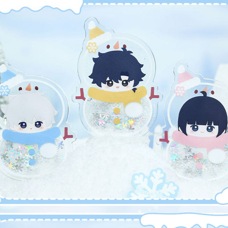 CPOP4U | Link Click Acrylic Quicksand Ornament Blind Box Fluffy Winter
