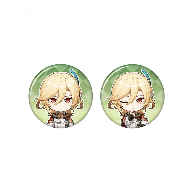 Genshin Impact Mini Badge Set Taking Pictures Recounting Good Times Series