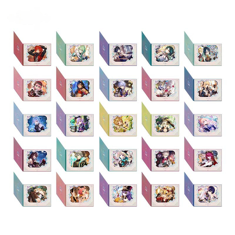 Pre-order Genshin Impact Flip Style Flower Window Colored Paper 2025 Day of Destiny Series