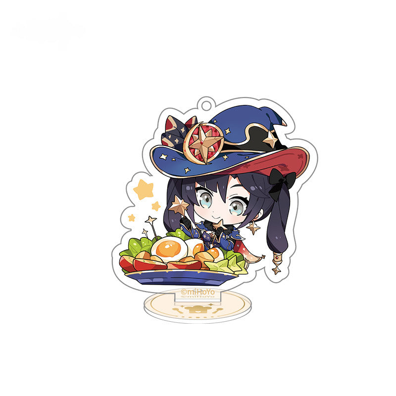 Genshin Impact Character Acrylic Mini Standee Yummy Party Theme