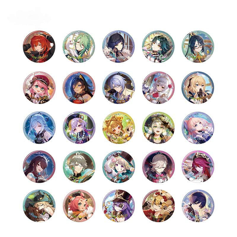 Pre-order Genshin Impact Character Badge 2025 Day of Destiny Series