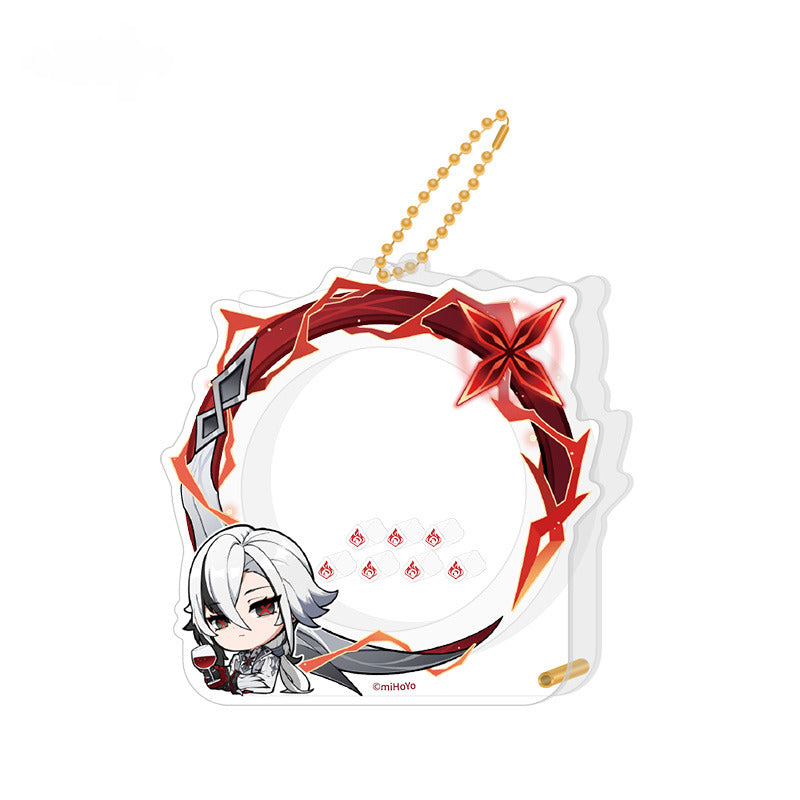 Genshin Impact Badge Acrylic Storage Cover