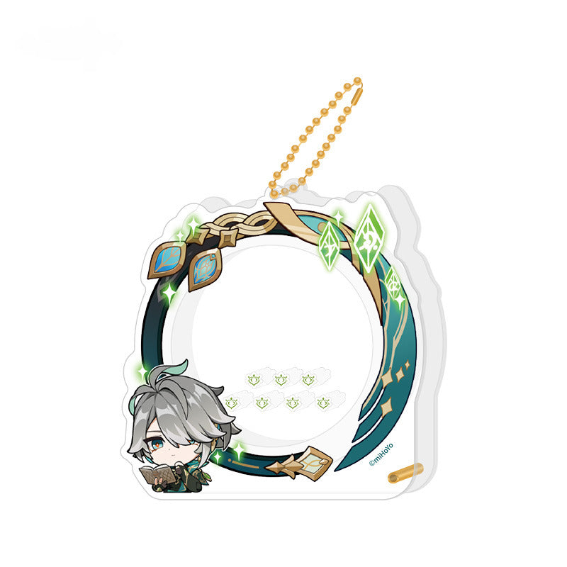 Genshin Impact Badge Acrylic Storage Cover