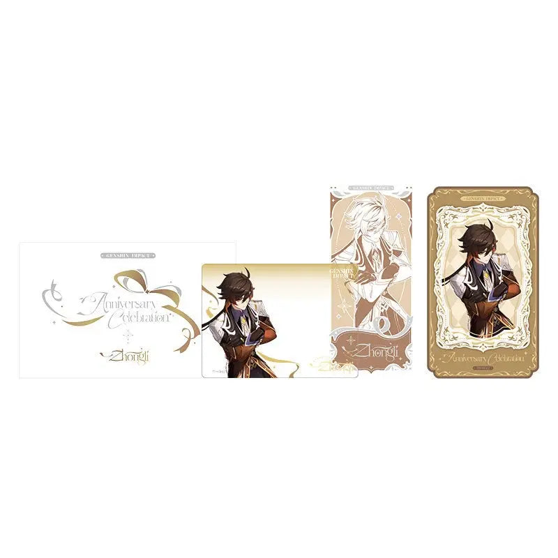 Genshin Impact 6th Anniversary Celebration Series Mirror Badge Standee Card