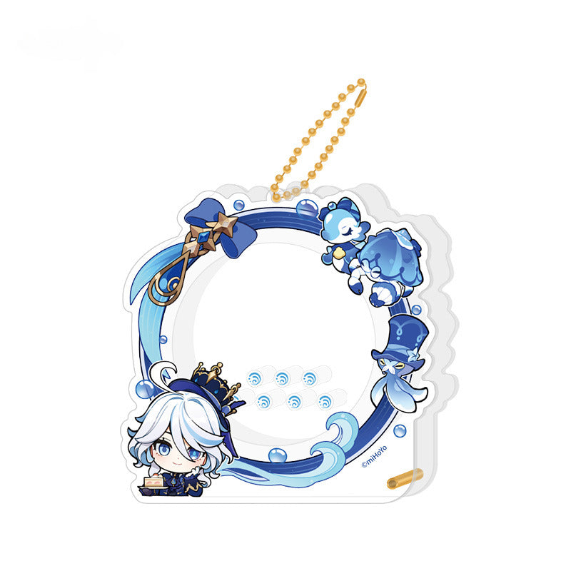 Genshin Impact Badge Acrylic Storage Cover