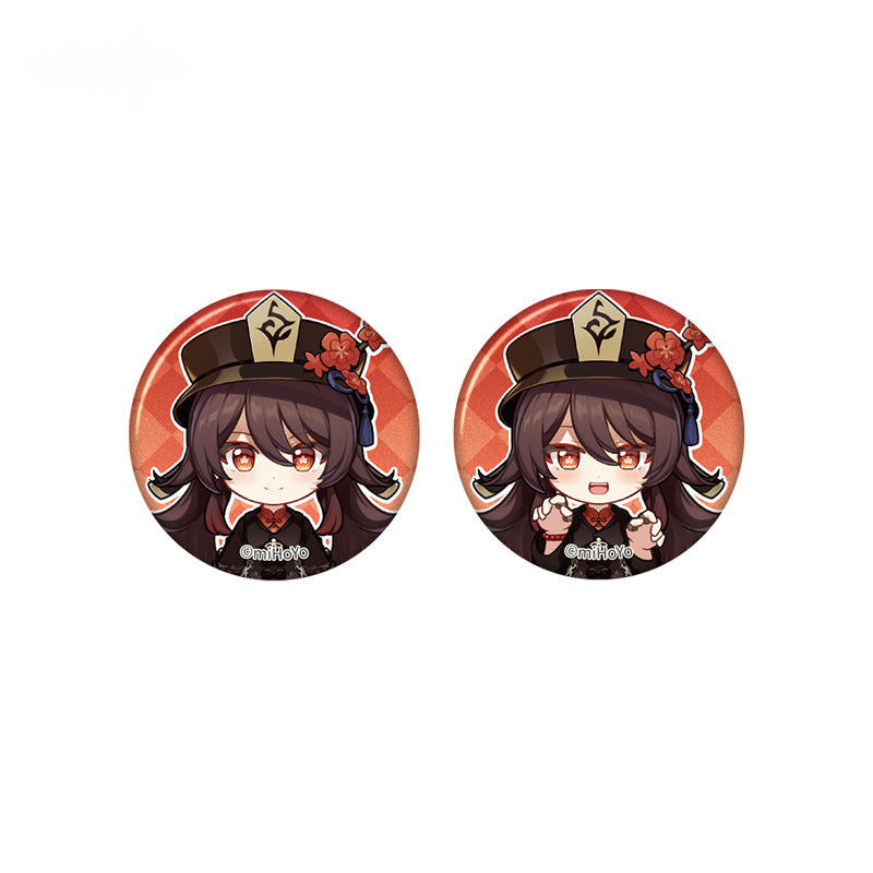 Genshin Impact Mini Badge Set Taking Pictures Recounting Good Times Series