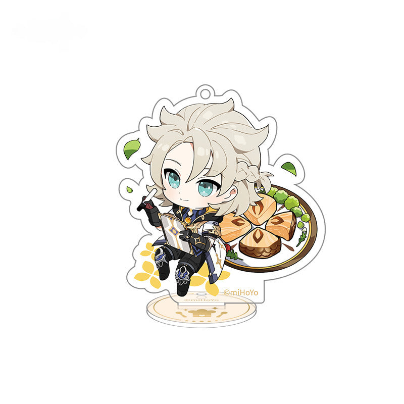 Genshin Impact Character Acrylic Mini Standee Yummy Party Theme