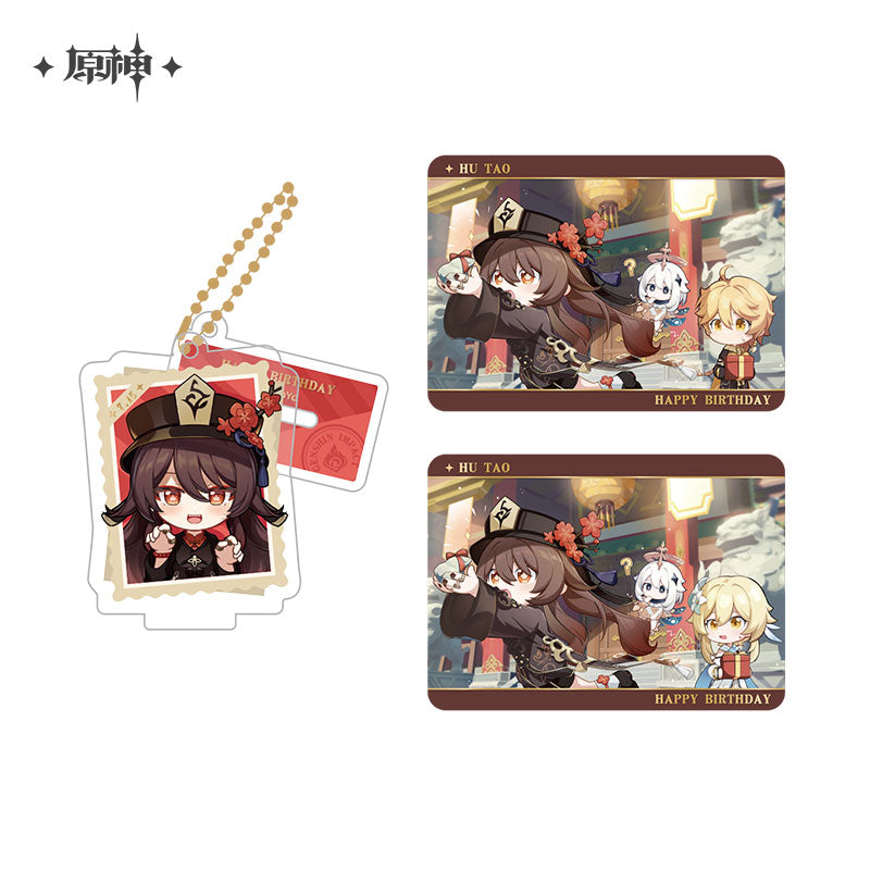 Genshin Impact Character Standee Collection Card Set Taking Pictures Recounting Good Times Series