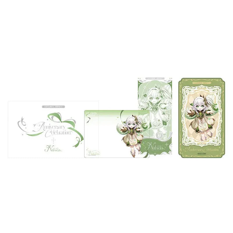 Genshin Impact 6th Anniversary Celebration Series Mirror Badge Standee Card
