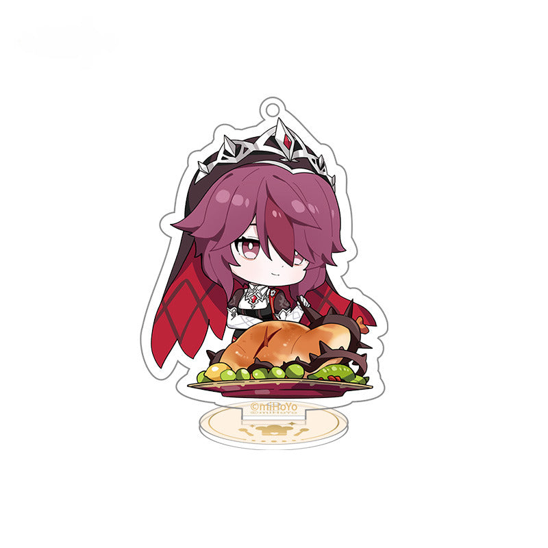 Genshin Impact Character Acrylic Mini Standee Yummy Party Theme