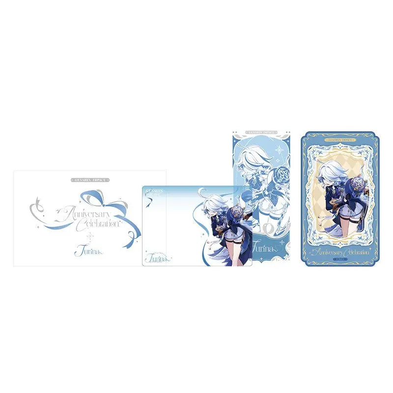 Genshin Impact 6th Anniversary Celebration Series Mirror Badge Standee Card