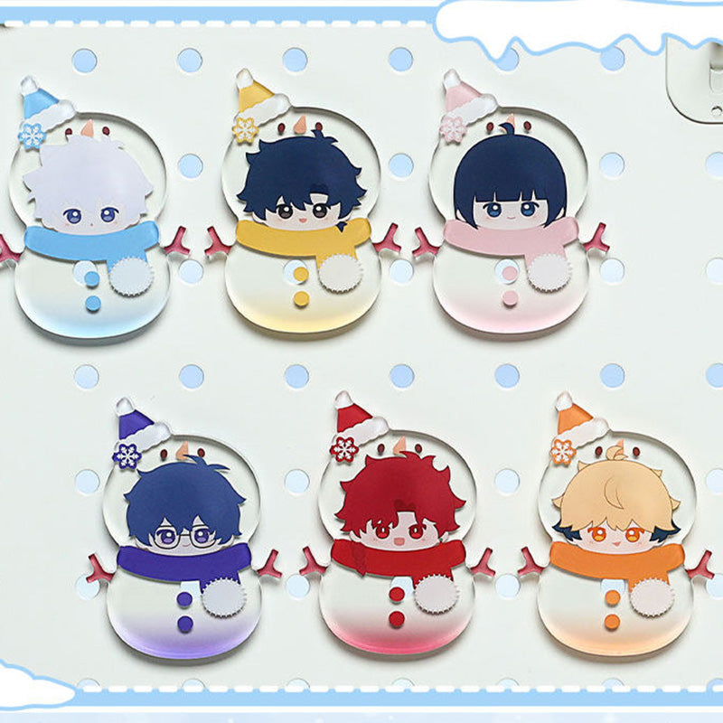 CPOP4U | Link Click Acrylic Refrigerator Magnet Blind Box Fluffy Winter