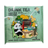 The official CCTV iPanda metal refrigerator magnet features a lazy panda drinking tea.