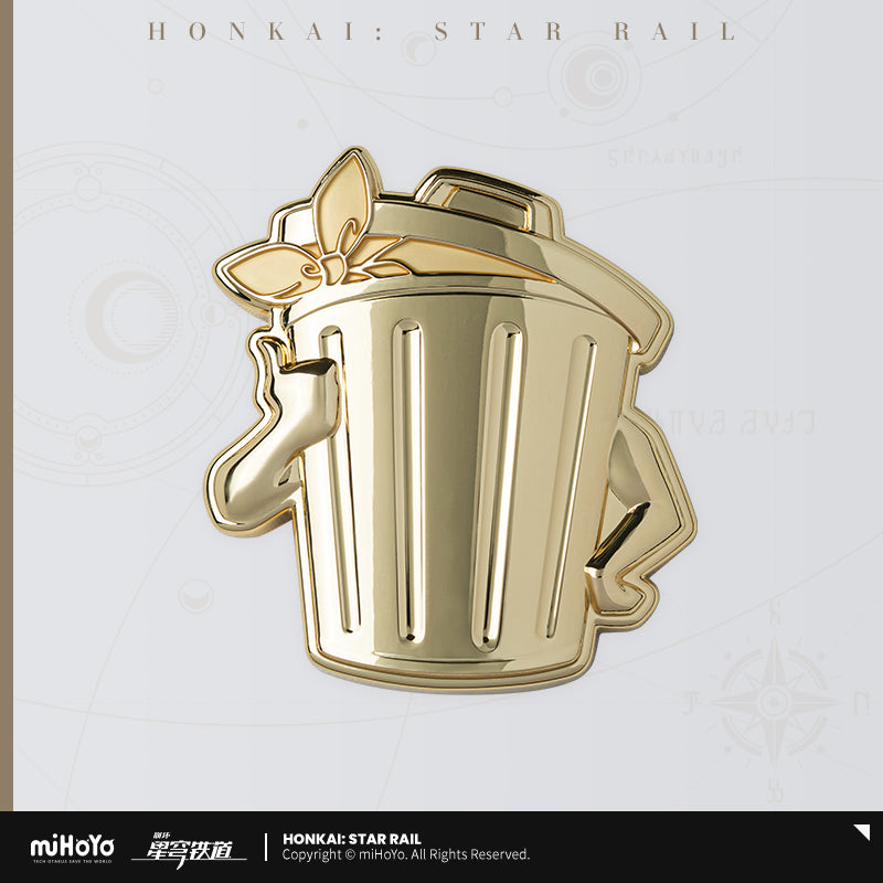 Honkai: Star Rail Metal Fridge Sticker Lordly Trashcan Series