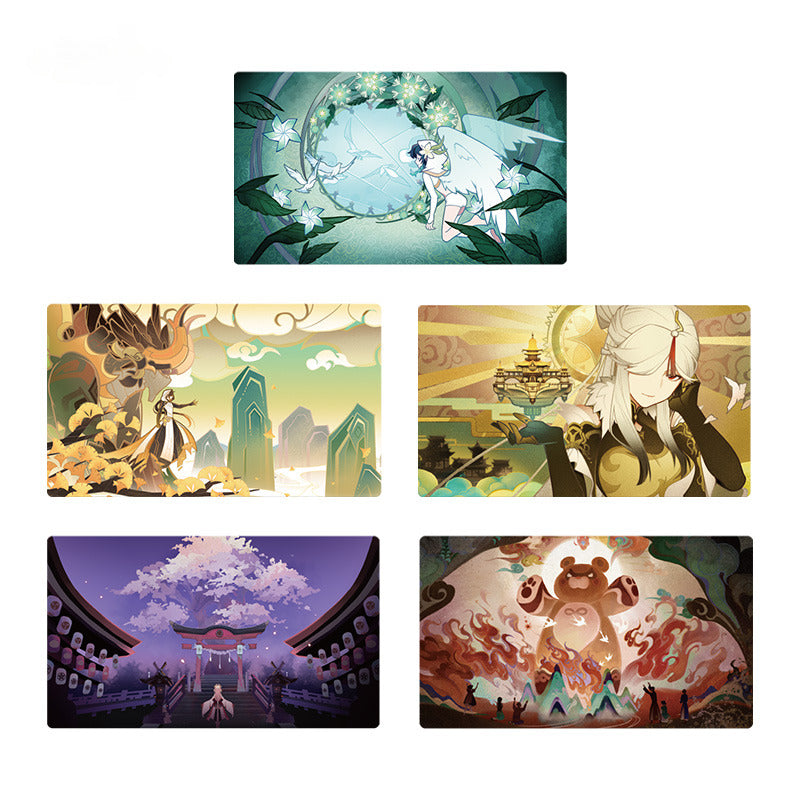 Genshin Impact Lenticular Postcard Set Mortal Shades Series