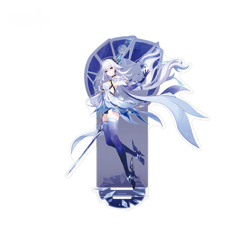 Pre-order Genshin Impact Character Badge Standee Skirk-Conscientia Obscura Theme Series